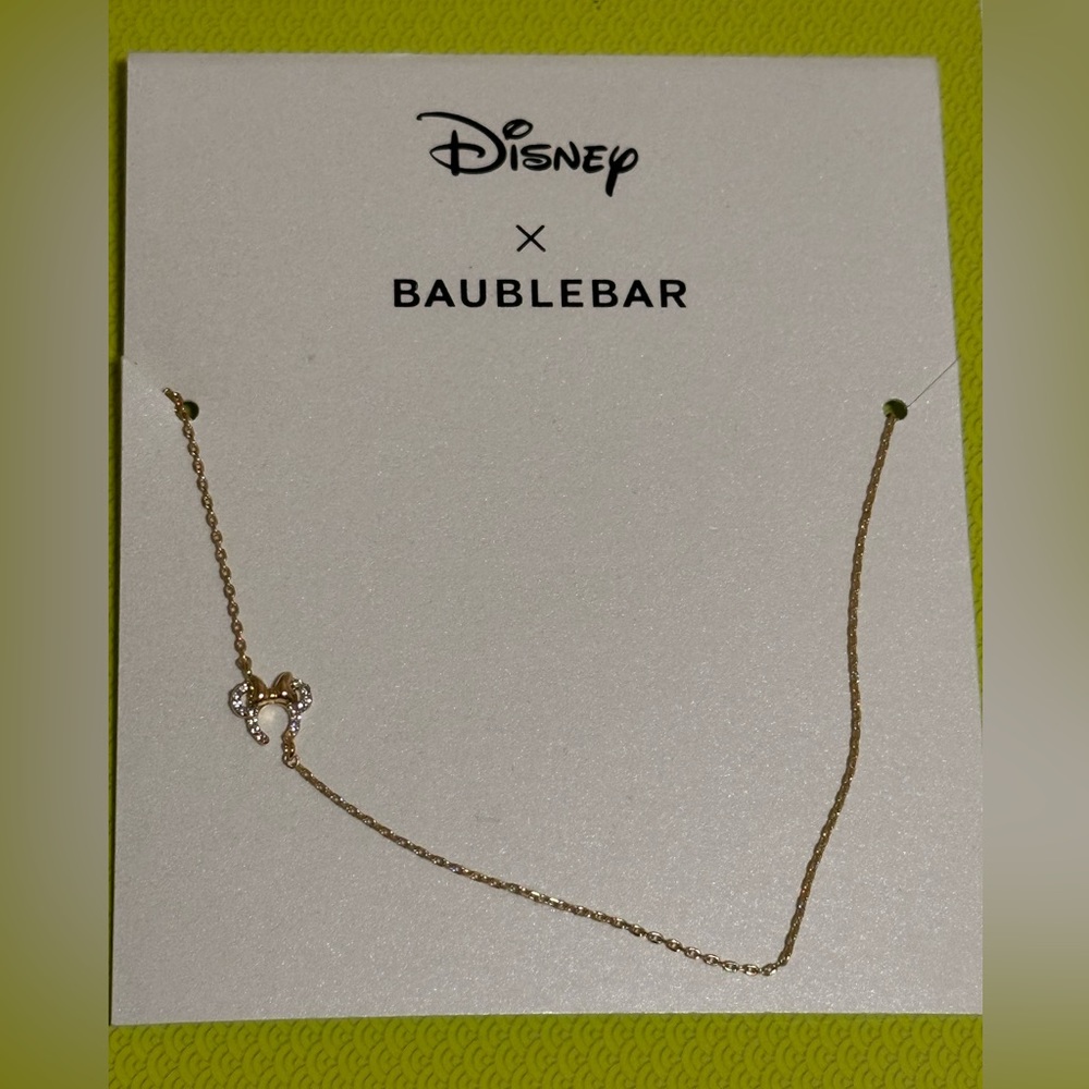 NEW- Baublebar Gold Minnie Necklace